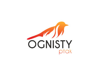 Projekt graficzny logo dla firmy online ognisty ptak